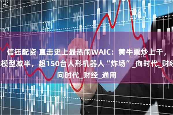 信钰配资 直击史上最热闹WAIC:黄牛票炒上千,参展AI模型减半,超150台人形机器人“炸场”_向时代_财经_通用